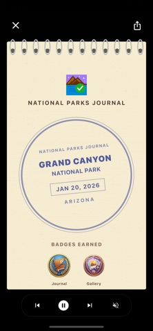 National Parks Journal iPhone screenshot