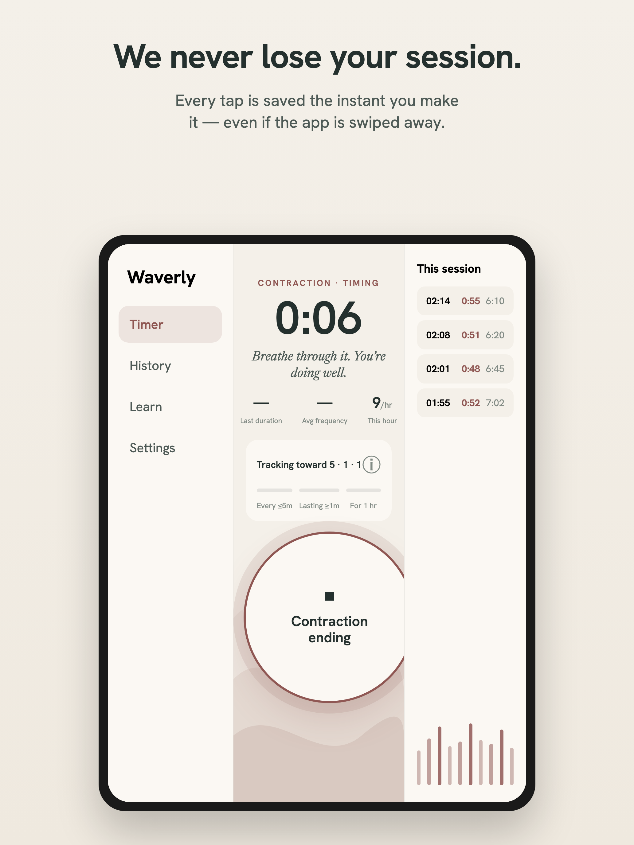 Waverly: Contraction Timer screenshot 8
