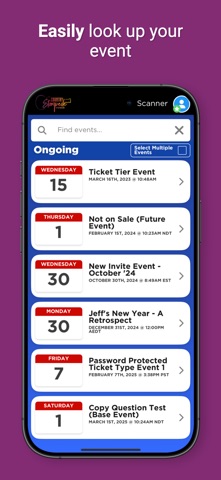 TicketSocket Premiere CheckIn screenshot