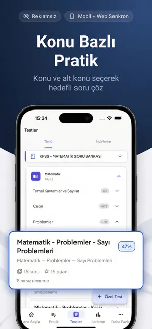 KPSS Soru Bankası - KPSS 2026 iPhone screenshot 3