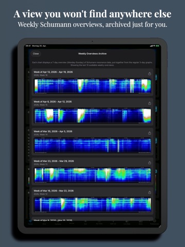 EarthBeat - Schumann Resonance iPad screenshot