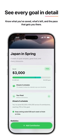 Goaley: Savings Goal Tracker Screenshot 2 of 7