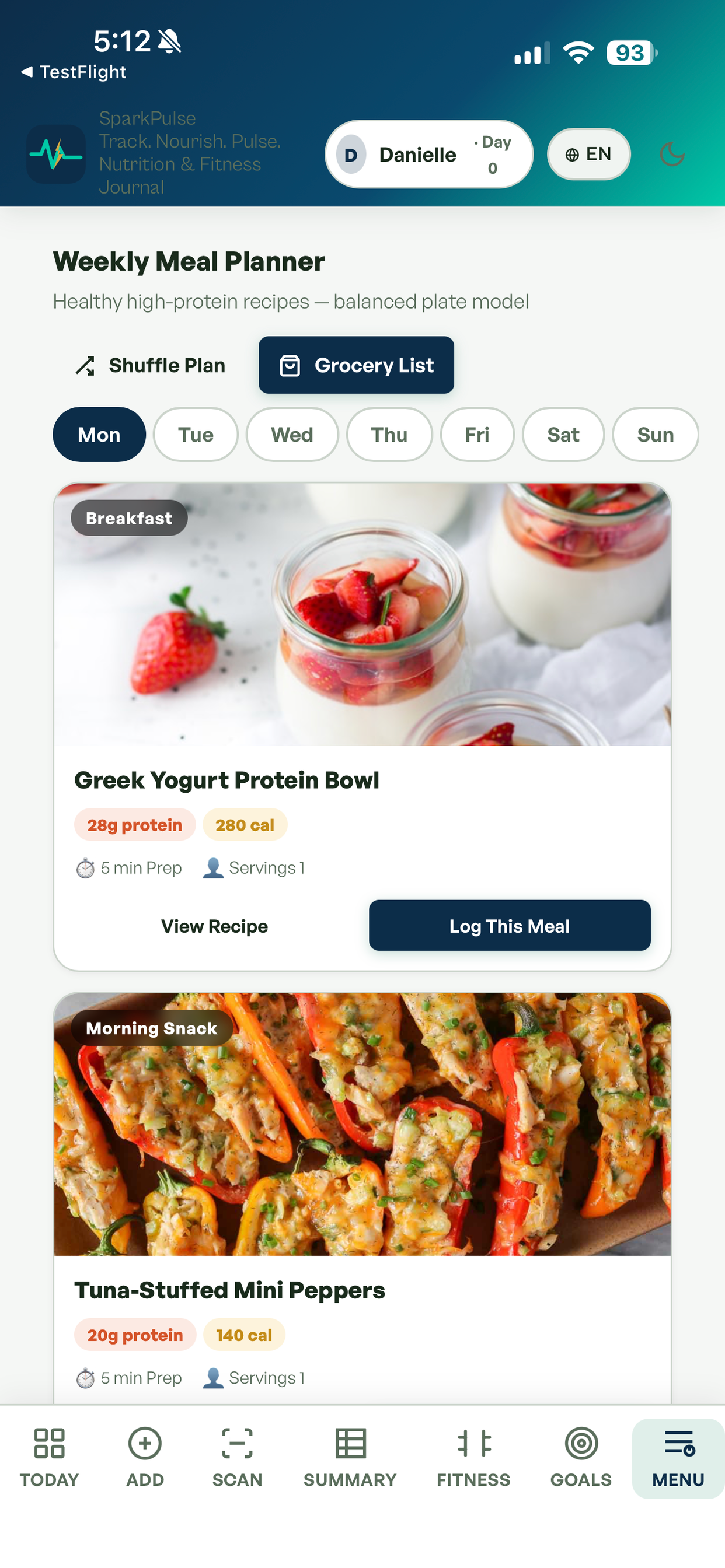 SparkPulse: AI Food & Fitness