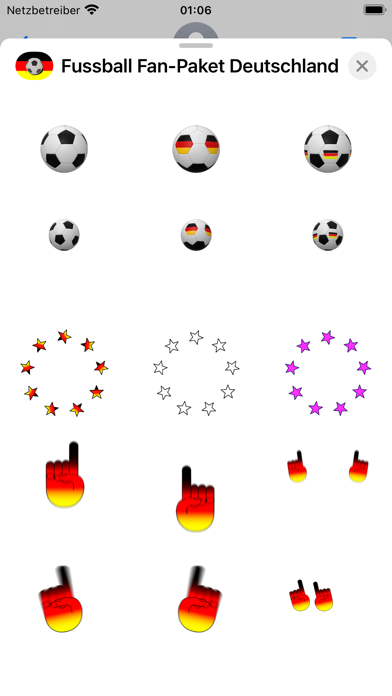Fußball Fan-Paket Deutschland Screenshot