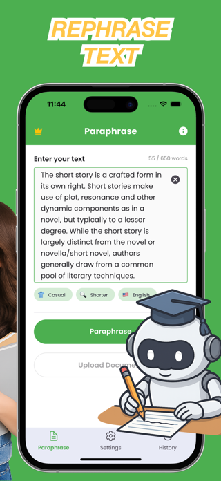 AI Humanizer: Paraphrase Pro Screenshot 2 of 4