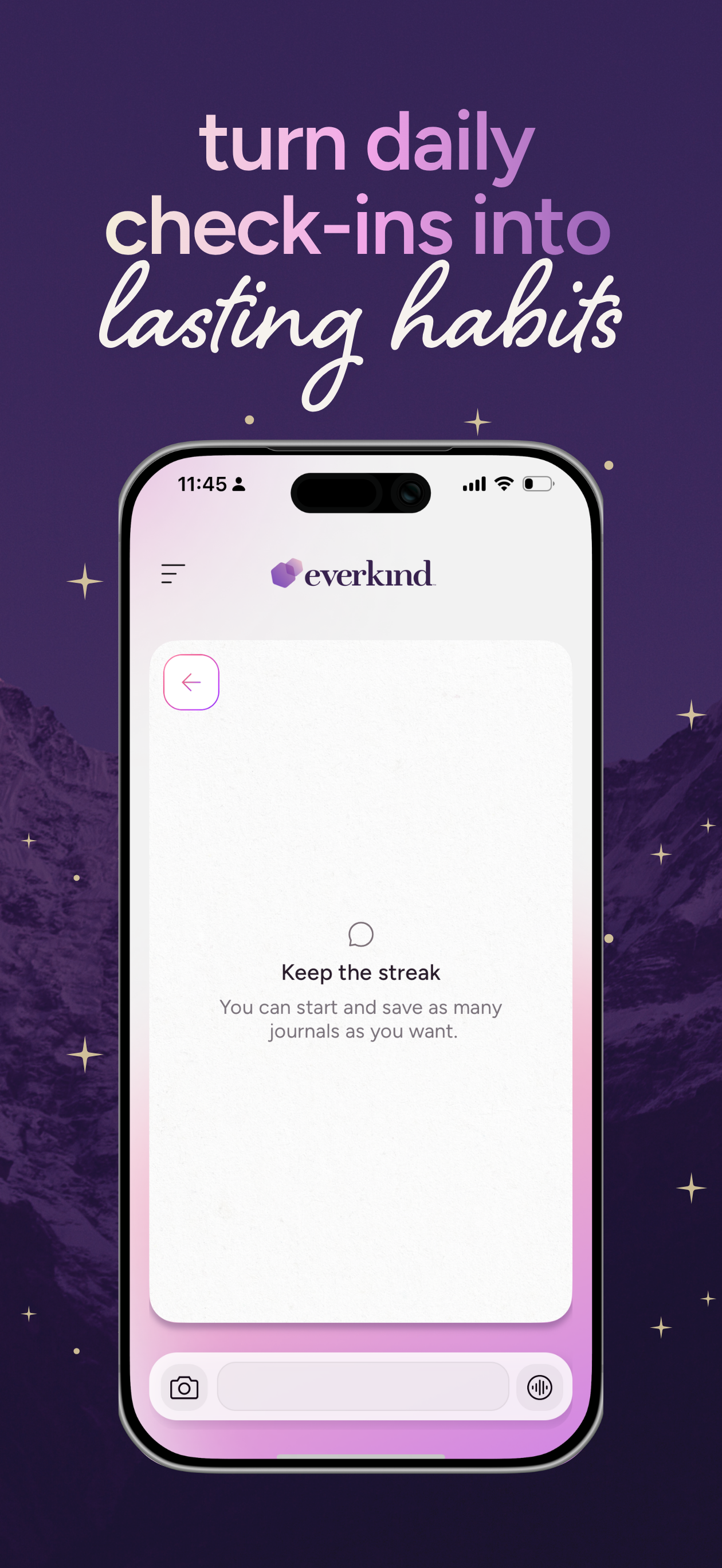 everkind: wellness journal app