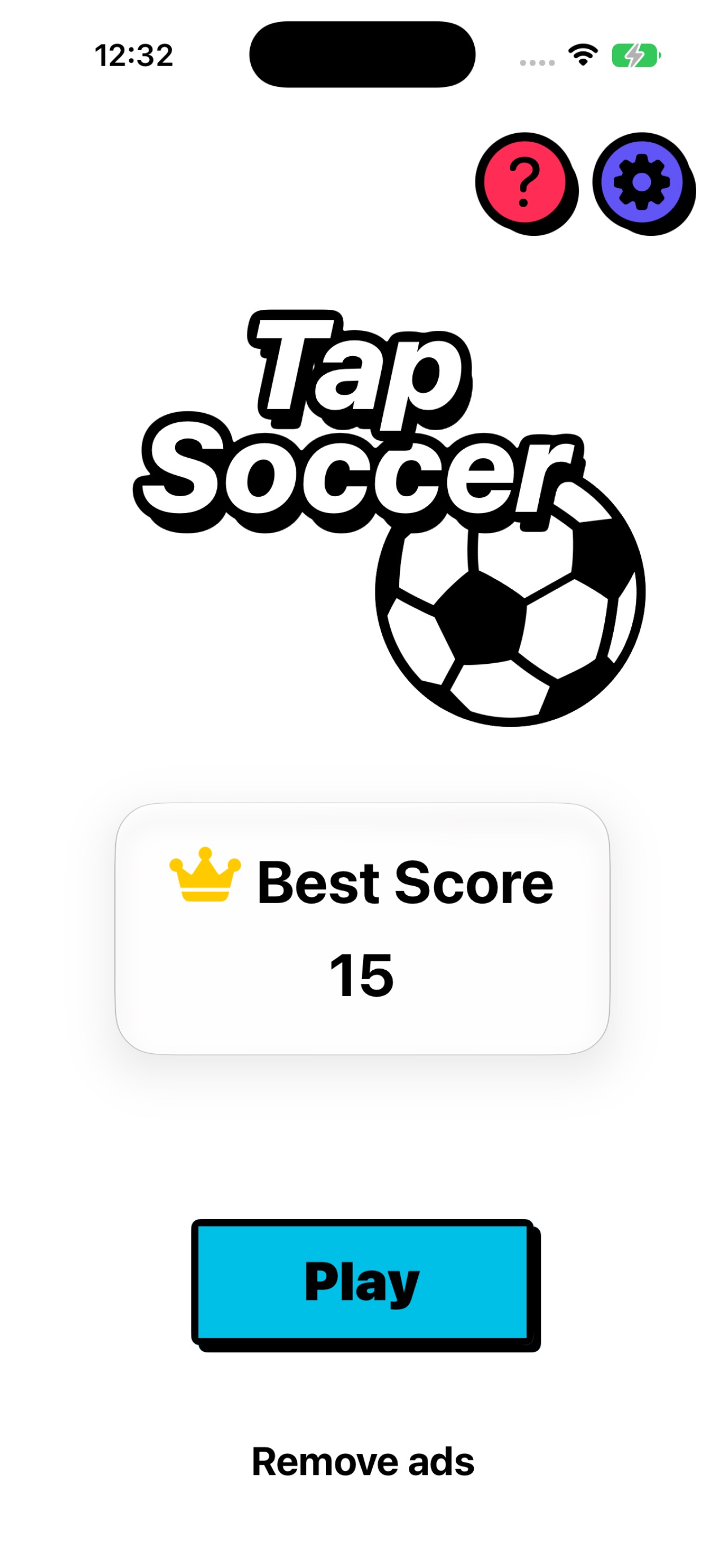 Screenshot 1 of Tap Soccer - Balance the ball