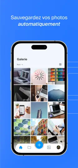 Capture d'écran de Infomaniak KDrive sur iPhone 6
