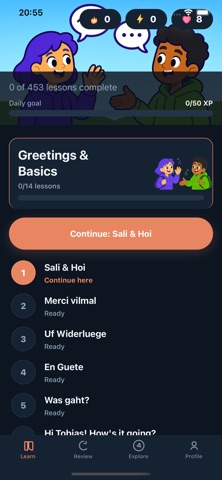 Fun Swiss German Learning Screenshot 2 of 6