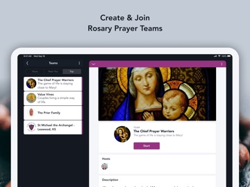 Daily Rosary Meditations iPad screenshot