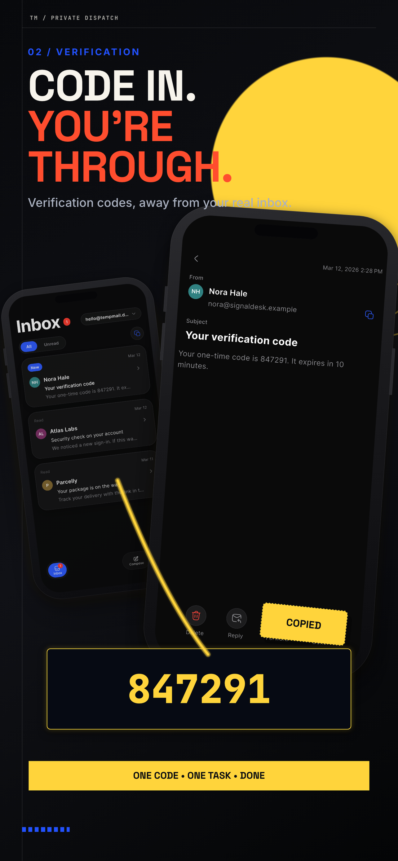 TempMail - Temp Mail Inbox screenshot 3