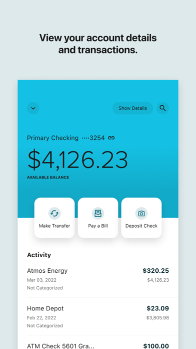 CFCU Mobile Screenshot