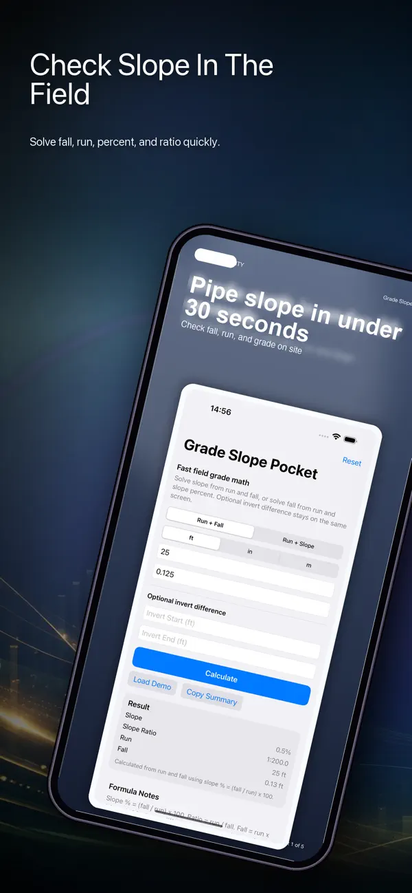 Screenshot #1 pour Grade Slope Pocket