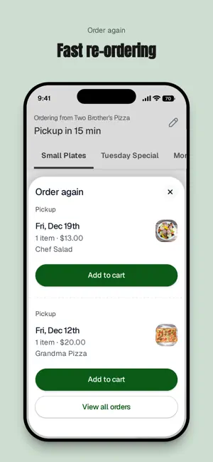 Two Brothers Pizza To Go screenshot 4