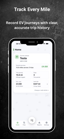 EV Mileage Tracker screenshot