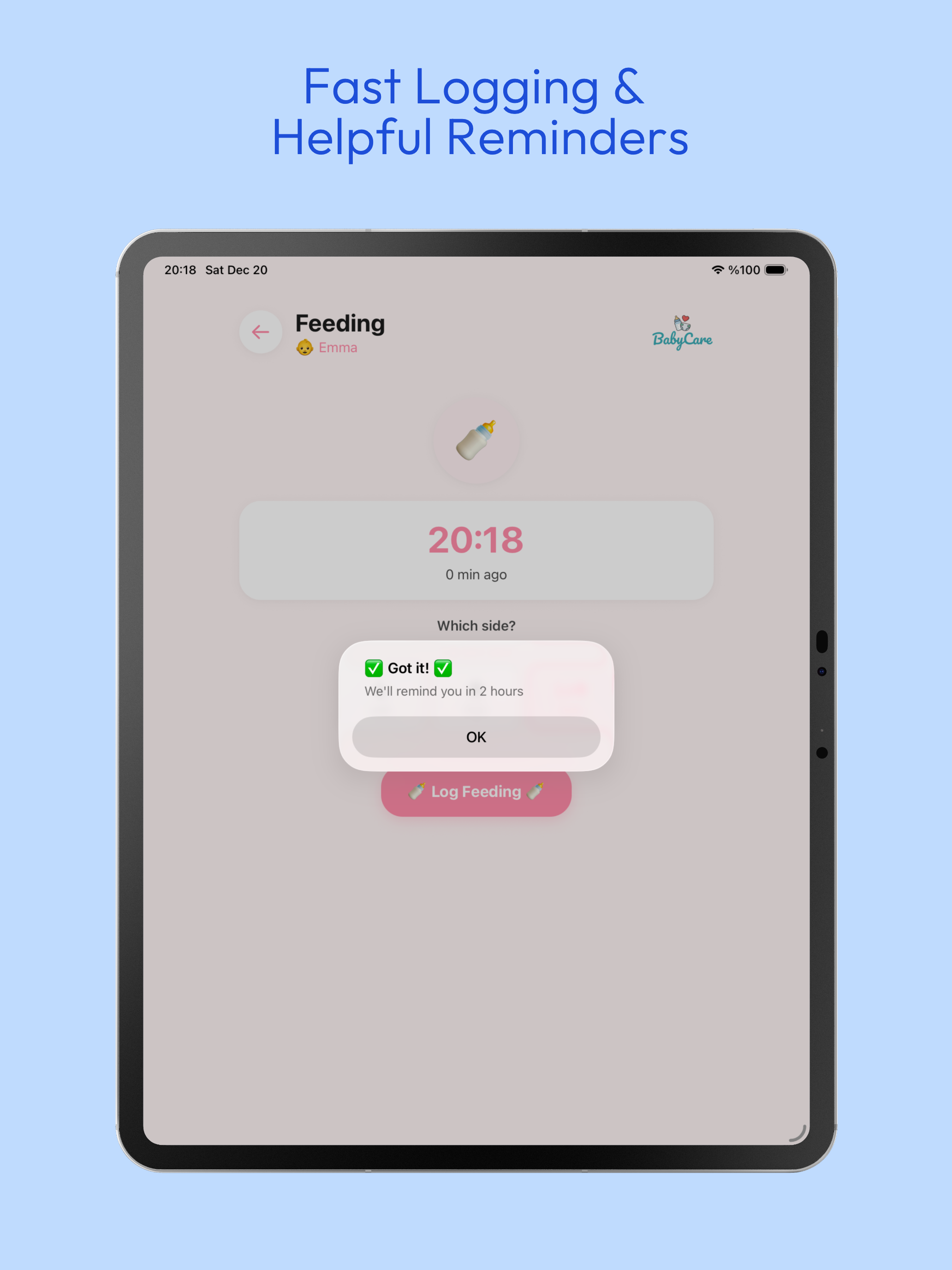 BabyCare: Baby Tracker Log screenshot 12