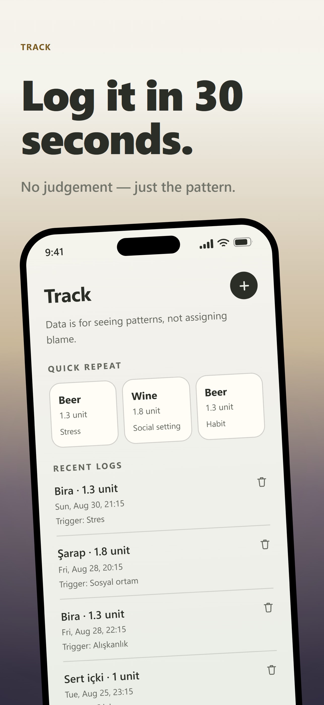 Screenshot 4 of Andante: Drink Less Coach