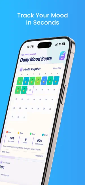 TLC Mood Tracker screenshot 1
