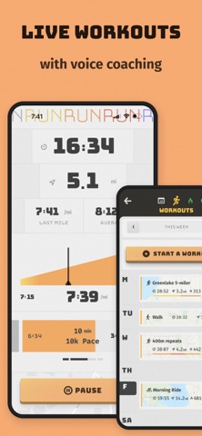 Buena Vida: Run & Nutrition iPhone screenshot