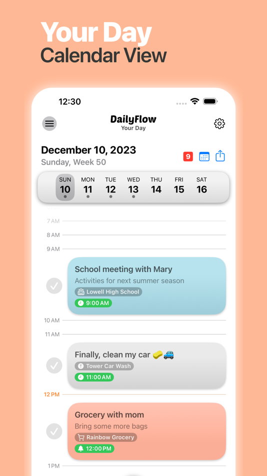 DailyFlow - Easy Daily Planner - 1.1.0 - (iOS)