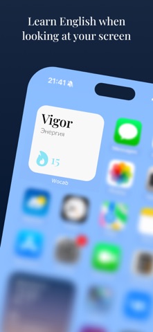 Wocab - Expand your vocabulary iPhone screenshot
