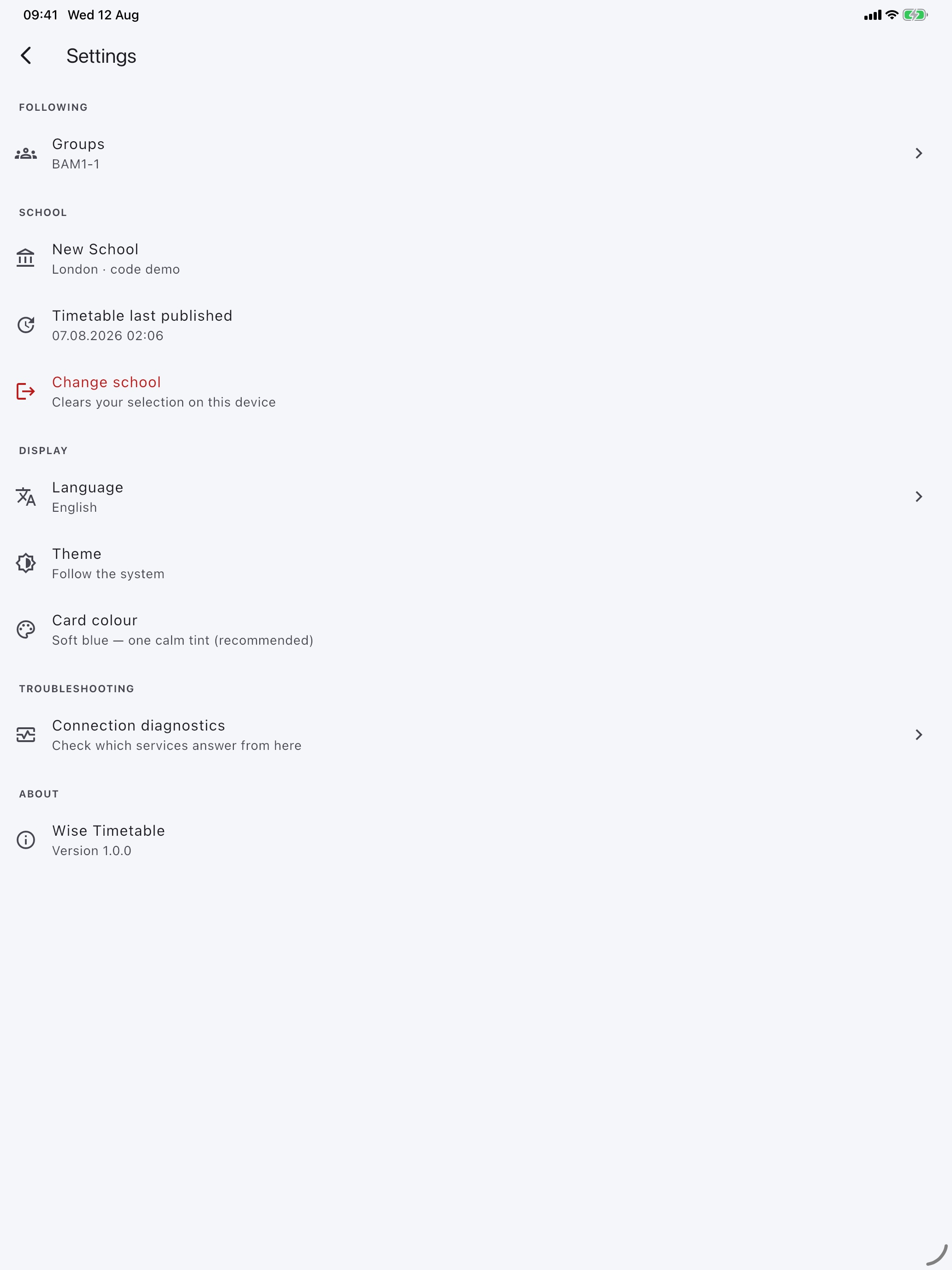 Wise Timetable Companion screenshot 14