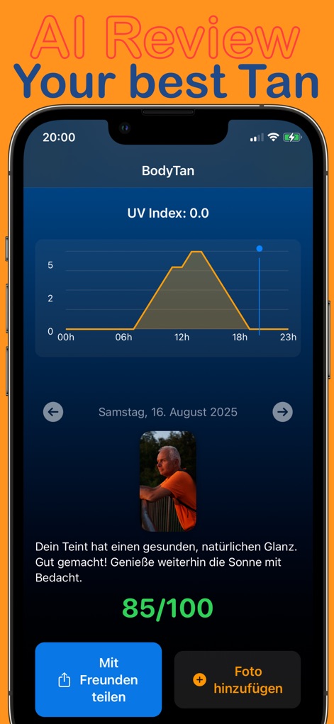 Tanning App: BodyTan - Weather App | MWM