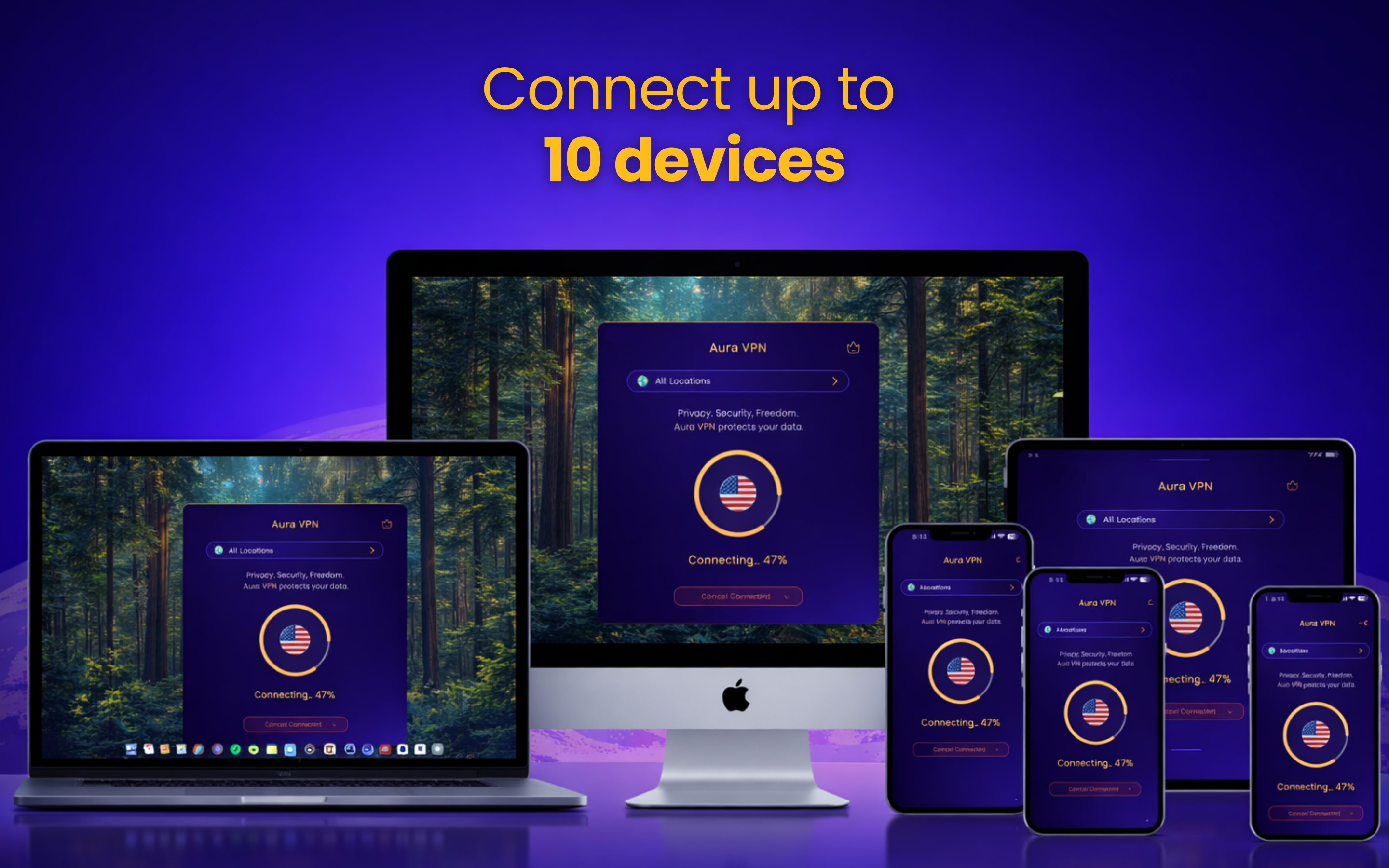Aura VPN: Fast & Unlimited