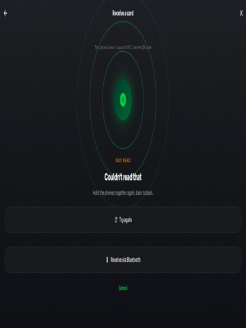 TAAAPIT - DigitalBusinessCards iPad screenshot