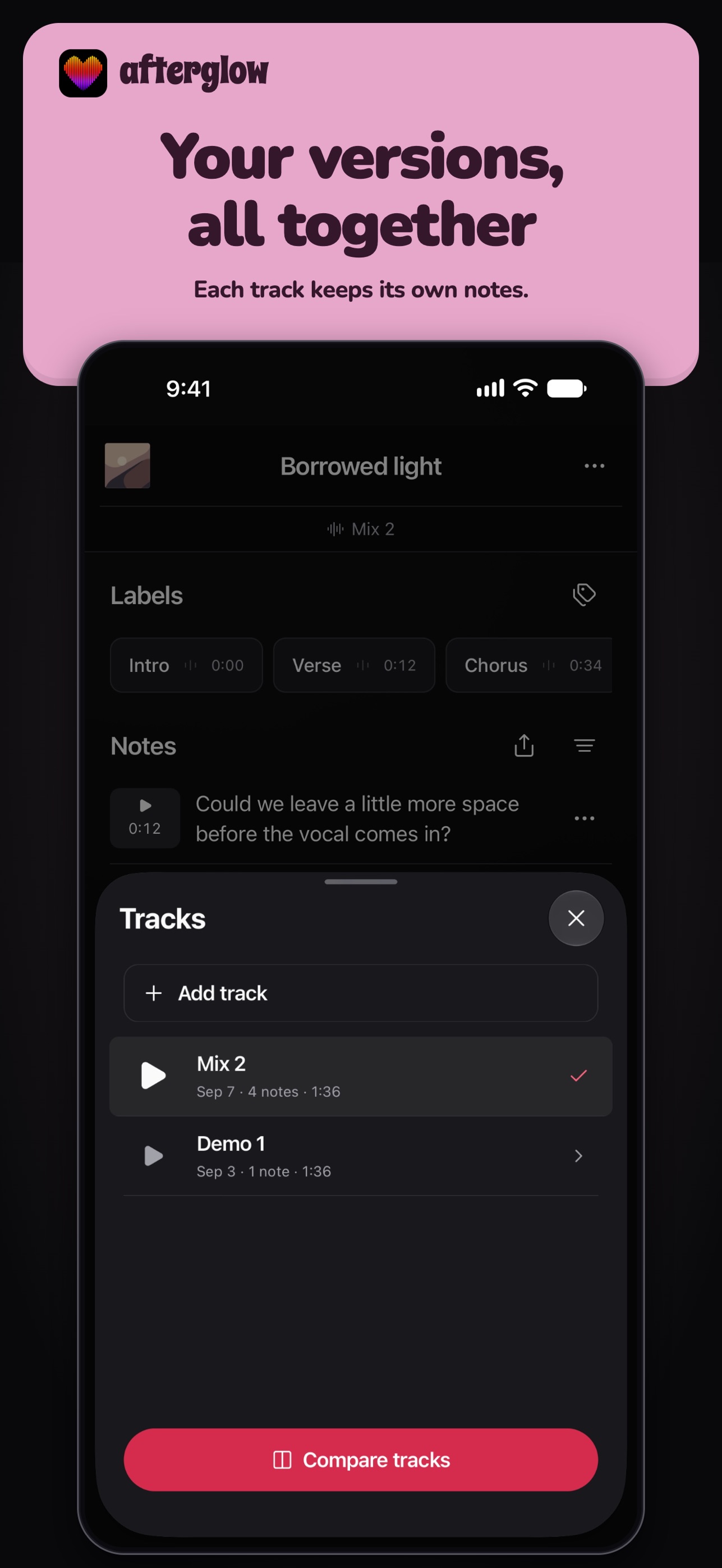 Screenshot 5 of Afterglow: Audio Notes