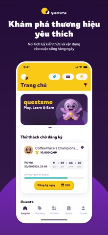 questsme - Play, Learn & Earn screenshot