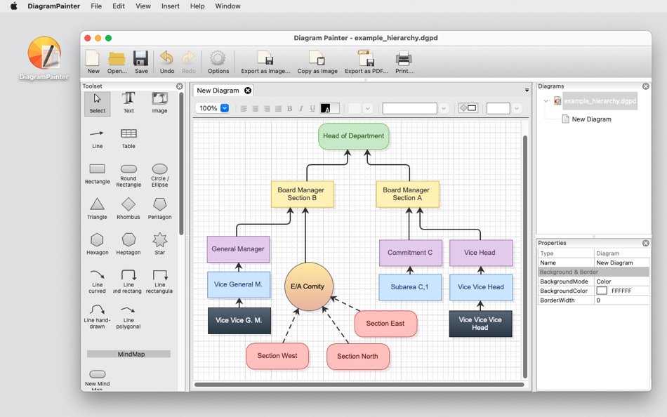 #1. DiagramPainter (macOS) Podle: Ambiera