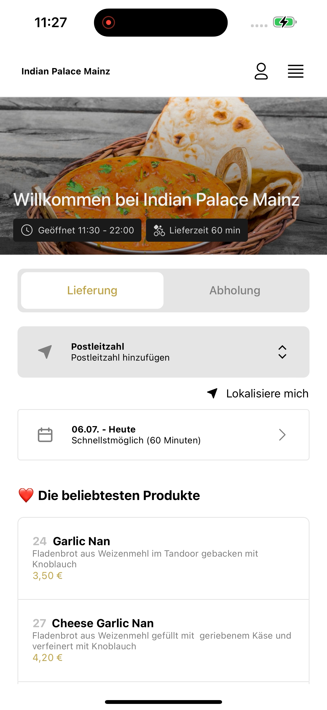 Indian Palace Mainz screenshot 5