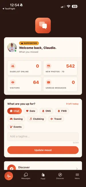 DudesChat: Gay Community App screenshot 4