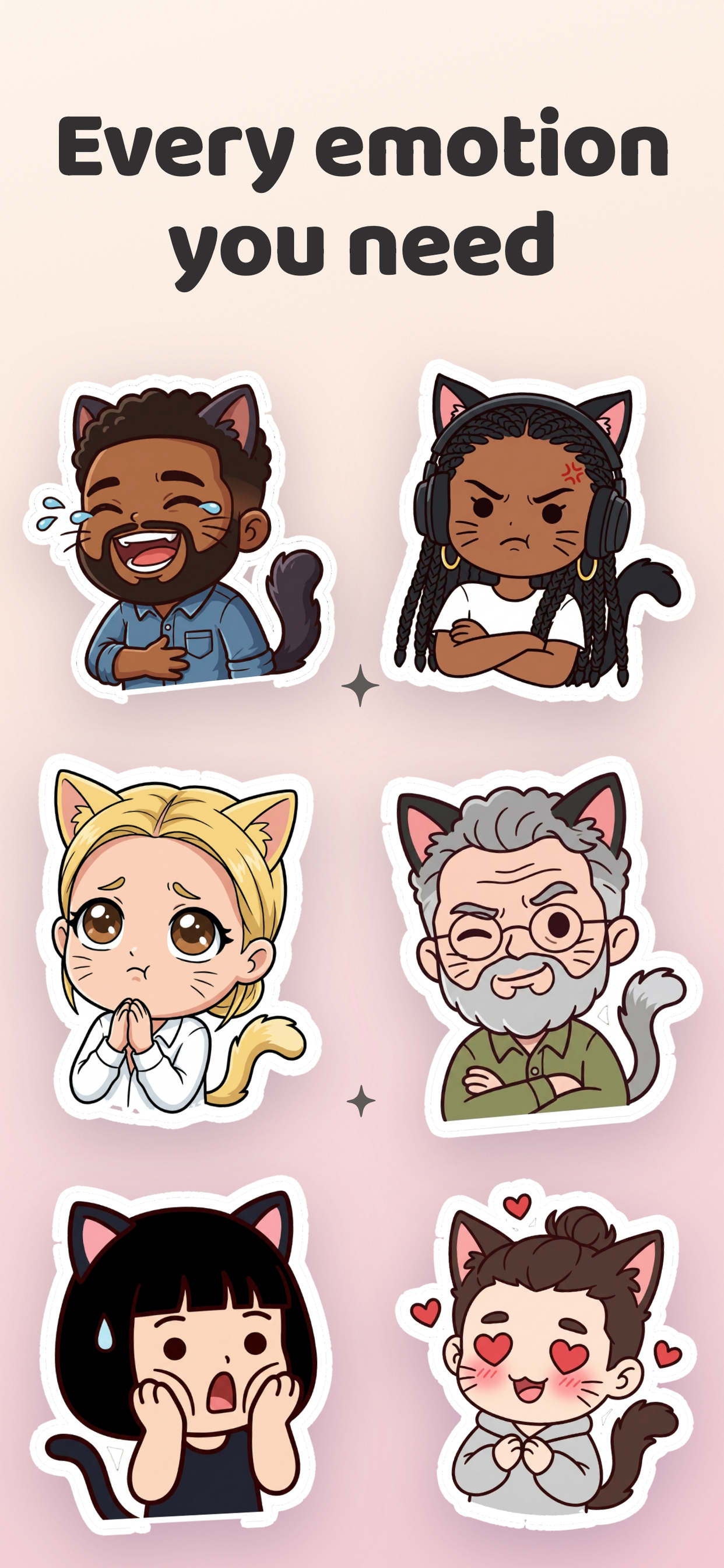 Neko Me - Kawaii Cat Sticker screenshot 12