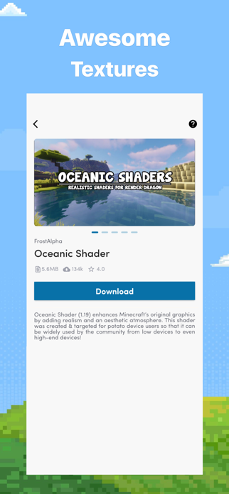 Shaders for Minecraft Addons Screenshot 2 of 3