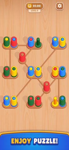 Color Ring Sort iPhone screenshot