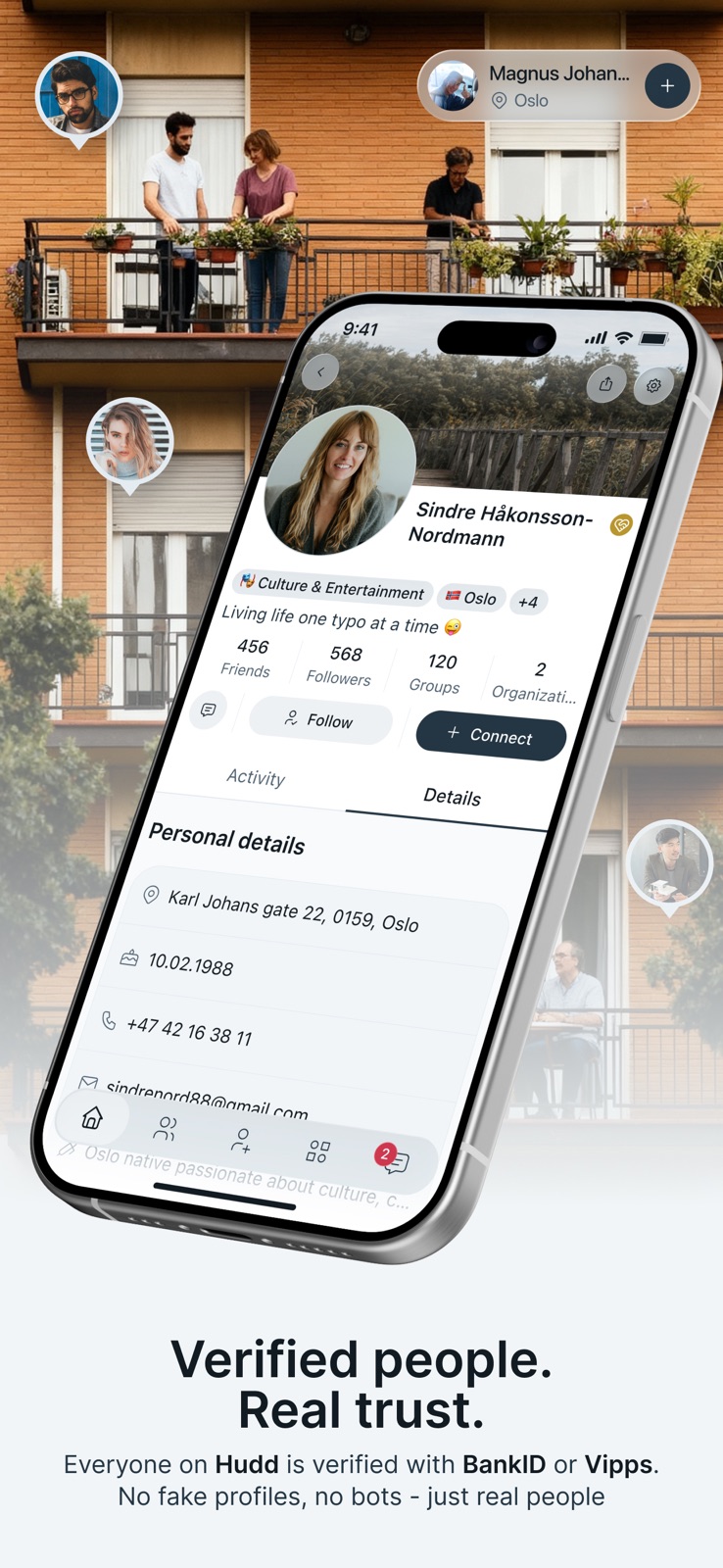 Hudd – Nordic social media iphone screenshot 2