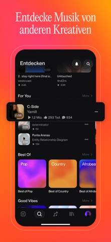 Suno - Musik Machen mit KI iPhone screenshot 3