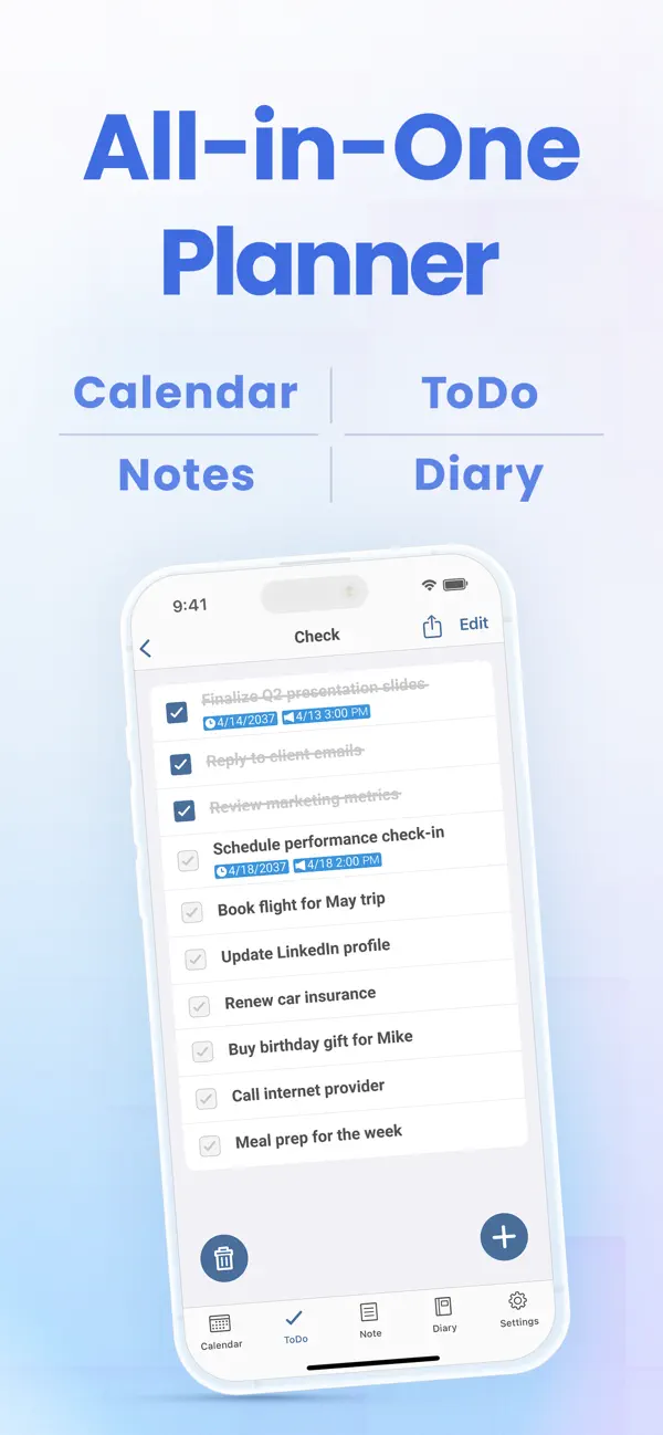 Screenshot #1 pour Smart Planner: Calendrier