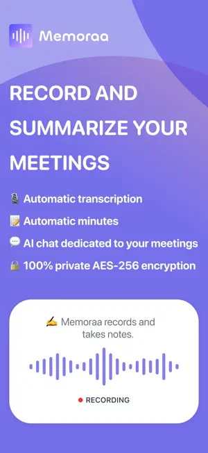 Meeting Minutes & Dictaphone screenshot 1