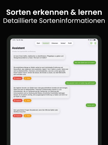 Apfelsorten bestimmen iPad screenshot