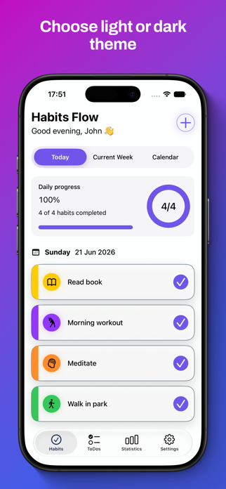 Habit tracker: HabitsFlow Screenshot 3 of 5