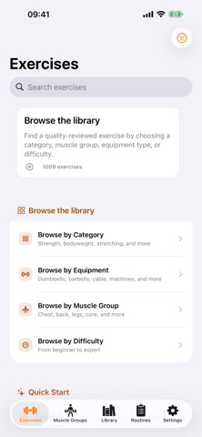 ExerciseLibrary Screenshot 2 of 5