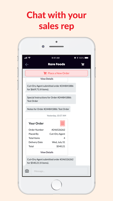 Screenshot 4 of Rare Foods App