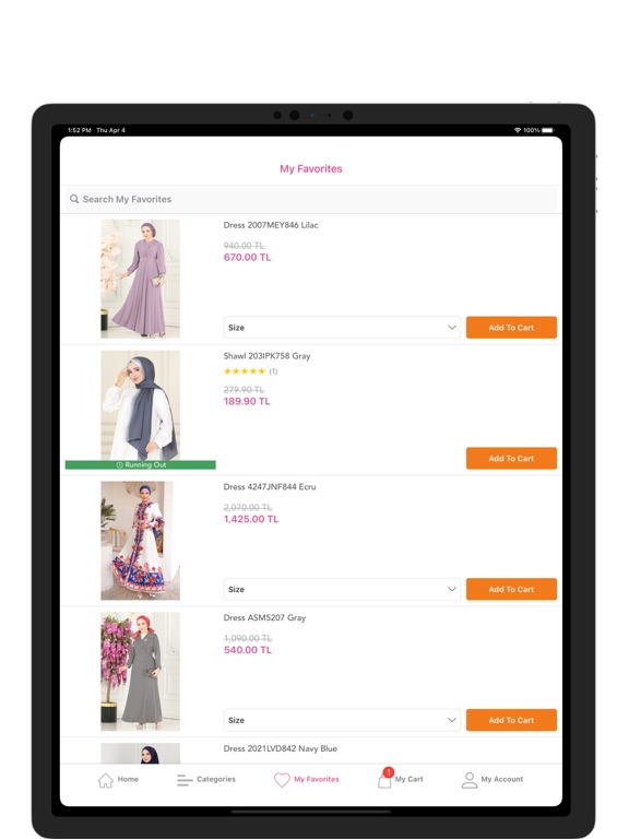 Moda Selvim : Modada Tercihim iPad screenshot 6 - Shopping app