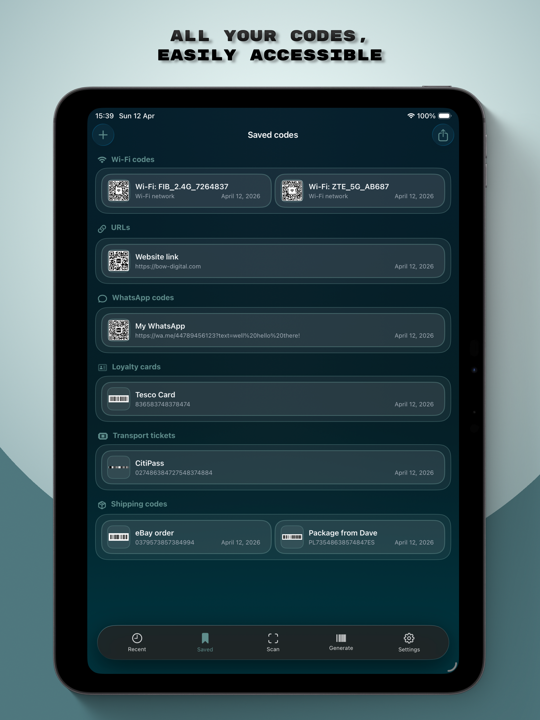 QR-K - Scan, Generate, Share screenshot 7