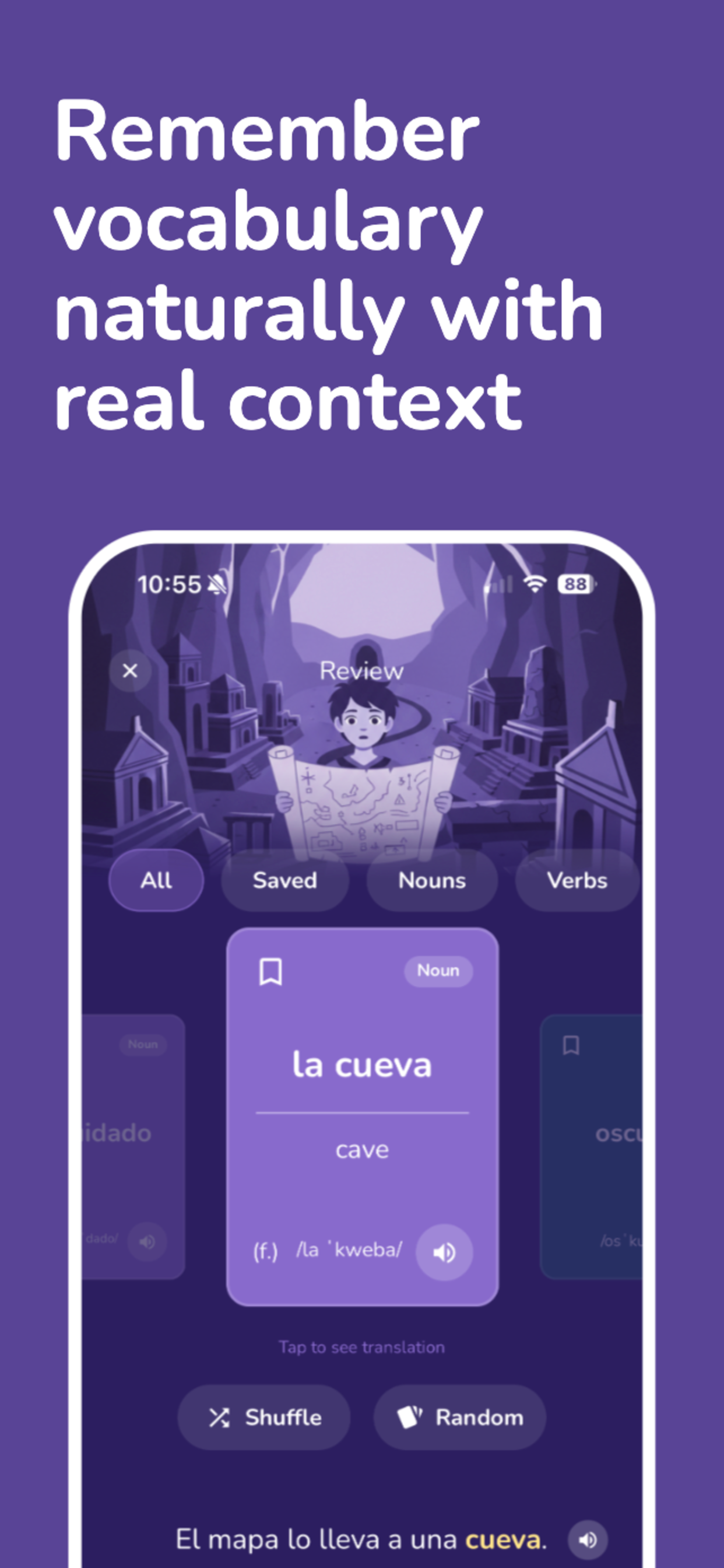CalmLingo: Language Learning