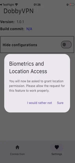doBBYVPN - do Better BY VPN screenshot 3