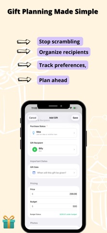 Gift List Joy - Tracker screenshot